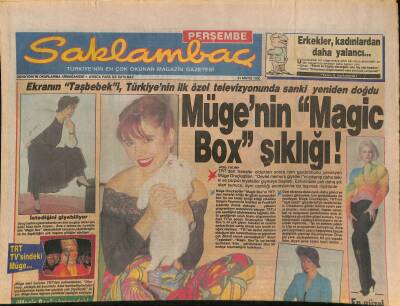 Günaydın Gazetesi Saklambaç Eki 31 Mayıs 1990 - Ferdi Tayfurdan Bir Leyla Daha - Türkiyenin İlk Helikopter Hostesleri GZ126133 - 1