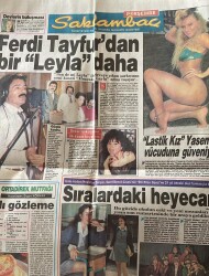 Günaydın Gazetesi Saklambaç Eki 31 Mayıs 1990 - Ferdi Tayfur'dan Bir Leyla Daha - Türkiye'nin İlk Helikopter Hostesleri GZ152334 - 2
