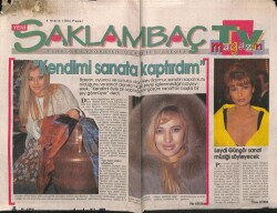 Günaydın Gazetesi Saklambaç Eki 4 Aralık 1994 - Hollywood Ünlüleri Gönül Yazar İle Ortak Oluyor GZ63469 - 2