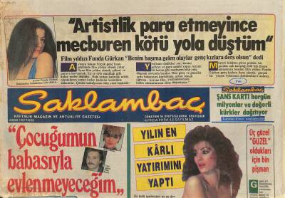 Günaydın Gazetesi Saklambaç Eki 4 Ocak 1987 - Tarık Akan Hapse Girdi GZ115162 - 1
