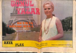 Günaydın Gazetesi Saklambaç Eki 5 Ağustos 1969 - Yıldız Tezcan İçin Silahlar Konuştu... - Arya Plak Gönül Yazar Afişi GZ141993 - 2
