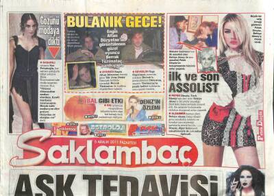 Günaydın Gazetesi Saklambaç Eki 5 Aralık 2011 - Kuzeyin Oğlu Volkan Konak Haliçte Esti GZ113083 - 1