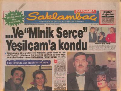 Günaydın Gazetesi Saklambaç Eki 6 Aralık 1989 - Sylvester Stallone Hayranları Yasta - Kadir İnanır Dörtledi GZ126292 - 1