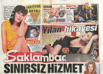Günaydın Gazetesi Saklambaç Eki 6 Aralık 2011 - Hayat Devam Ediyor , Abu Dabideki The National Gazetesine Haber Oldu GZ113041 - 1