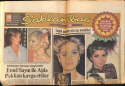 Günaydın Gazetesi Saklambaç Eki 6 Kasım 1978 - Emel Sayın İle Ajda Pekkan Kavga Ettiler GZ63299 - 2