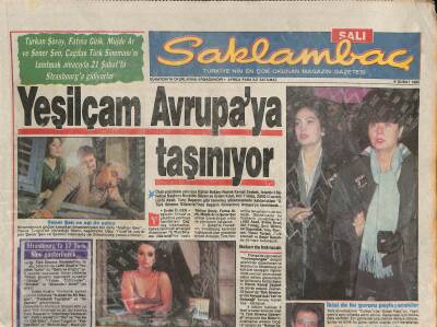 Günaydın Gazetesi Saklambaç Eki 6 Şubat 1990 - Selda Alkordan TVye Yeşil Işık GZ115194 - 1