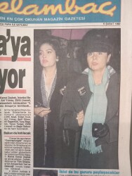 Günaydın Gazetesi Saklambaç Eki 6 Şubat 1990 - Türkan Şoray Fatma Girik Afiş - Yeşilçam Avrupa'ya Taşınıyor GZ142257 - 2