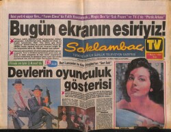 Günaydın Gazetesi Saklambaç Eki 7 Mayıs 1991 - Fatih Kısaparmak Yıktı Geçti GZ63294 - 1