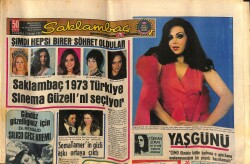 Günaydın Gazetesi Saklambaç Eki 7 Nisan 1973 - Türkân Şoray'ın Yaş Günü GZ160324 - Gökçekoleksiyon