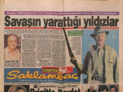 Günaydın Gazetesi Saklambaç Eki 7 Şubat 1991 - Savaşın Yarattığı Yıldızlar GZ63252 - 2