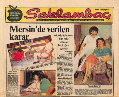 Günaydın Gazetesi Saklambaç Eki 7 Temmuz 1982 - Prens Charles İle Diananın Aşklarını Konu Alan Filmin Çekimine Başlandı GZ90949 - 1