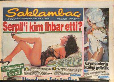 Günaydın Gazetesi Saklambaç Eki 8 Mart 1987 - Seyyal Taner , Çaylaklık Günlerinden Kalma Fotoğraflarını Gördükçe Cin Çarpmışa Dönüyor GZ127780 - 1