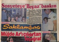 Günaydın Gazetesi Saklambaç Eki 9 Ağustos 1987 - Müjde Arı Çıldırtan Fotoğraf GZ63433 - 2