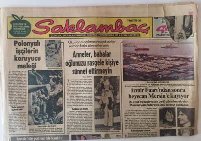 Günaydın Gazetesi Saklambaç Eki 9 Eylül 1980 - İzmir Fuarından Sonra Heyecan Mersine Kayıyor GZ22798 - 1