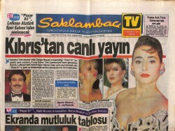 Günaydın Gazetesi Saklambaç Eki 9 Haziran 1991 - Kıbrıstan Canlı Yayın, Gökben, Nursaç Doğanışık GZ63257 - 1