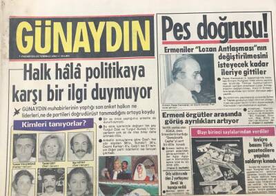 Günaydın Gazetesi (Saklambaç Eki İle ) 25 Temmuz 1983-Halk Hala Politikaya Karşı Bir İlgi Duymuyor-İşte Suçlu Çocuk GZ36658 - 1