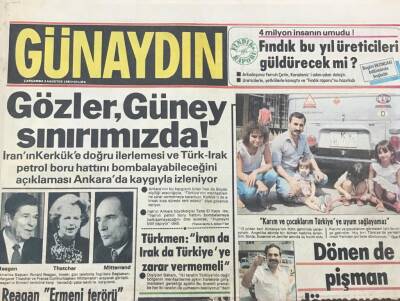Günaydın Gazetesi (Saklambaç Eki İle ) 3 Ağustos 1983- Gözler Güney Sınırımızda-21 Yıldır Marilyn Monroe nun Adından Para Kazanıyorlar GZ36656 - 1