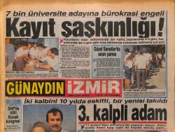 Günaydın İzmir Gazetesi 6 Eylül 1990 - İbrahim Tatlıses: Ben Silahı Böyle Kullanırım - Göztepe'ye Tatlı Prim: Sibel Barış GZ153674 - 1