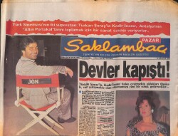 Günaydın Saklambaç Eki 20 Ağustos 1989 - Türkan Şoray'la Kadir İnanır Sinemamıza Yeni Bir Soluk Getirecekler - Emrah Çok Konuşmayan Kız İstiyor GZ152865 - 1