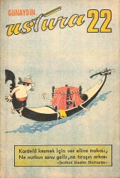 Günaydın Ustura Mizah Dergisi Sayı: 22 NDR93829 - Gökçekoleksiyon