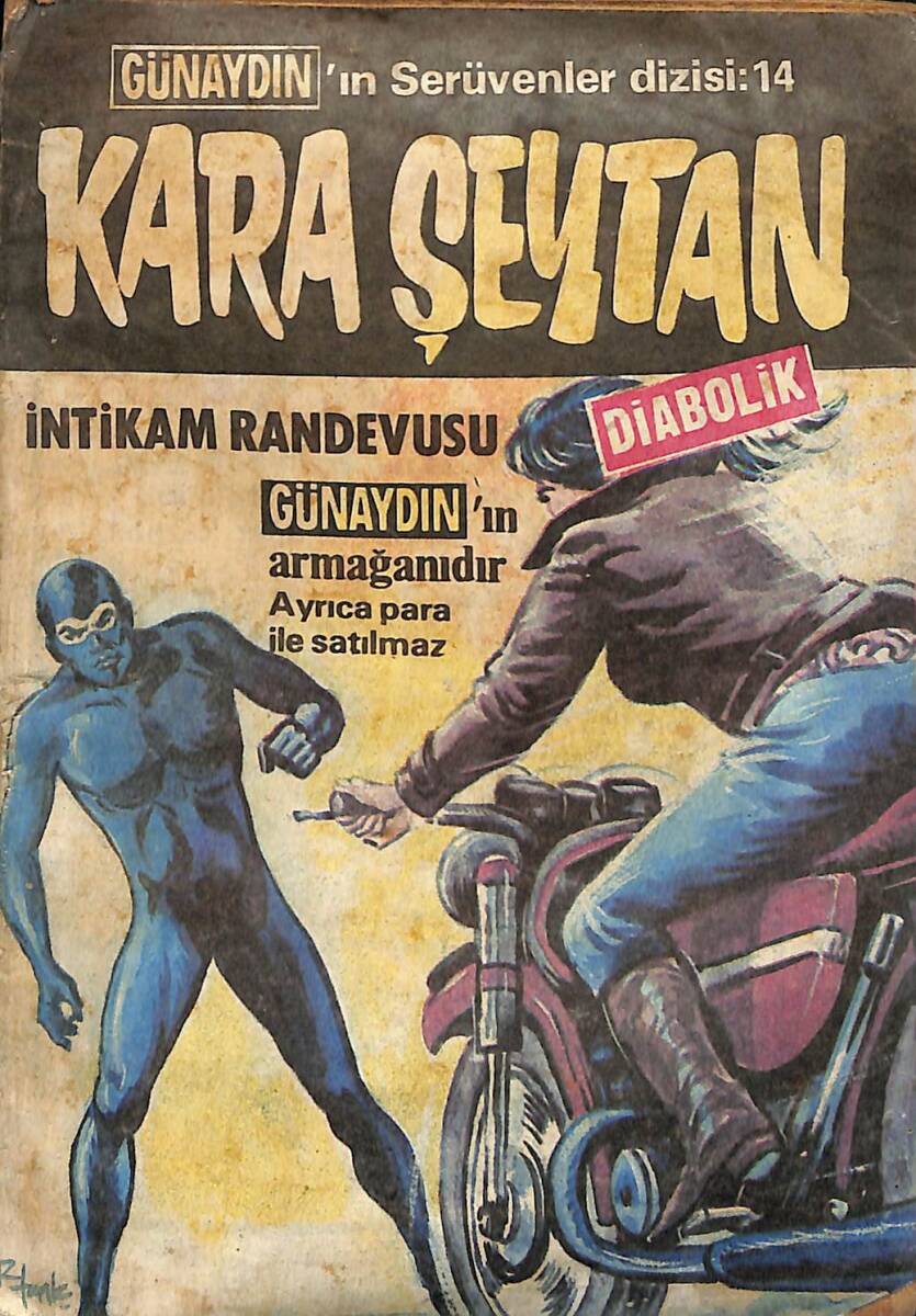 Günaydın'ın Serüvenler Dizisi Sayı: 14 – Kara Şeytan Diabolik İntikam Randevusu NDR101827 - 1