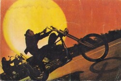 Günbatımında Motorcular Kartpostal KRT10370 - Gökçekoleksiyon