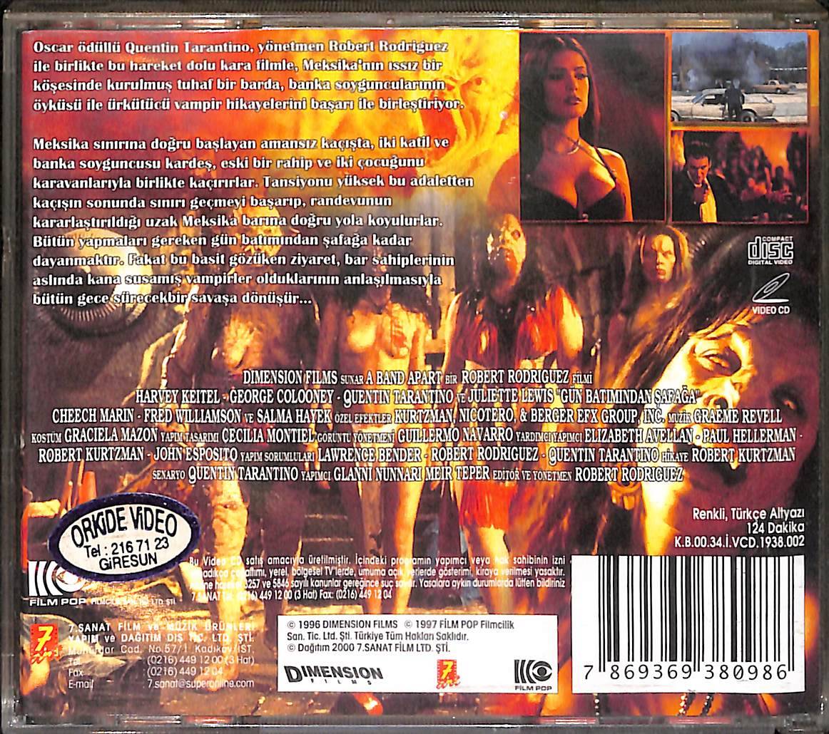 Günbatımından Şafağa - From Dusk till Dawn (1996) VCD Film VCD27331 - 2
