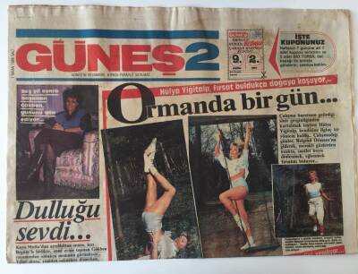 Güneş 2 Gazetesi - 1 Mart 1986 - Hülya Yiğitalp Fırsat Buldukça Doğaya Koşuyor - 2