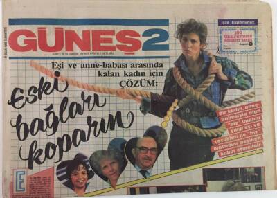 Güneş 2 Gazetesi 11 Ocak 1986 - 3 Kraliçenin İstanbul Çıkarması Filiz Vural , Nazlı Deniz , Neşe Erberk GZ18420 - 1