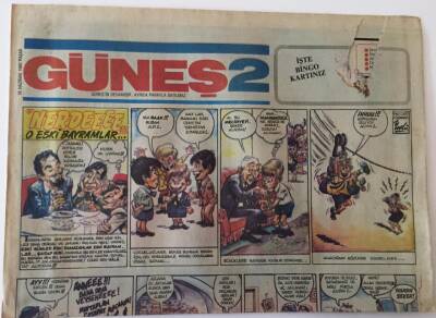 Güneş 2 Gazetesi 16 Haziran 1985 - Dişi Herküller GZ18563 - 1
