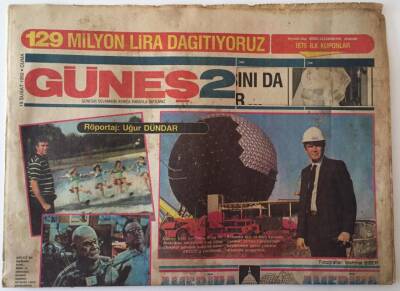 Güneş 2 Gazetesi 19 Şubat 1982 - Uğur Dündarın EPCOTu Röportajı GZ18551 - 1
