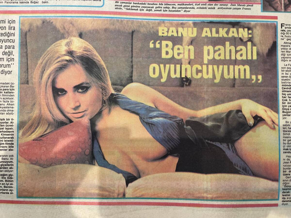 Güneş 2 Gazetesi 20 Ekim 1982 - Jean Marais: Dünya Umurumda Değil - Banu Alkan: Ben Pahalı Oyuncuyum GZ156331 - 2