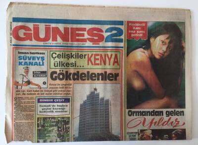Güneş 2 Gazetesi 21 Aralık 1985 - Çelişkiler Ülkesi Kenya GZ10997 - 2