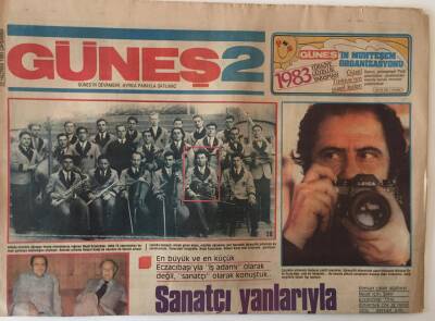 Güneş 2 Gazetesi 22 Haziran 1983 - Sanatçı Yanlarıyla Eczacıbaşı Kardeşler GZ22044 - 1