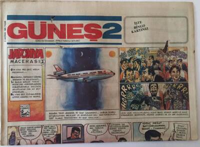 Güneş 2 Gazetesi 9 Haziran 1985 - Çalışmayan Kadın Mutlu Olamaz GZ18555 - 1