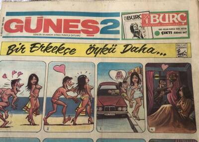 Güneş Gazete Eki 8 Ağustos 1982-Alain Delonun Keşfi Veronique Jannot GZ45562 - 2