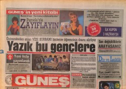 Güneş Gazetesi 1 Haziran 1987 - Galatasaray Haftaya Şampiyon Olarak Giriyor - Üniversiteden Atılan Vize Kurbanı Binlerce Öğrencinin Dramı Sürüyor GZ158234 - Gökçekoleksiyon