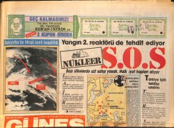 Güneş Gazetesi 1 Mayıs 1986 - Suna Yıldızoğlu'ndan Antik Dans - Sahibinden Kurtulan Ayı Çocukların Olduğu Parka Daldı GZ158215 - Gökçekoleksiyon