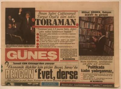 Güneş Gazetesi 1 Nisan 1985 - İsrail , Lübnana Kan Kusturuyor GZ2736 - 1