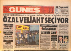 Güneş Gazetesi 10 Aralık 1987 - Türkan Şoray ve Kadir İnanır'ın Oynadığı Selvi Boylum Al Yazmalım Filmi Bu Akşam Ekranda GZ158140 - Gökçekoleksiyon