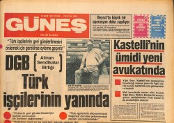 Güneş Gazetesi 10 Ekim 1982 - 1983 Otomobil Modellerinde Geriye Dönüş Var * Mercedes 500 SL - Talbot Samba - VW Golf - Ford Cabrio - Fiat Europa GZ157778 - Gökçekoleksiyon