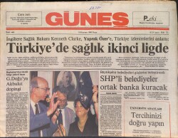 Güneş Gazetesi 10 Haziran 1990 - Maradona'ya Kötü Karne - Cemil Çiçek, Tanju Gürsu Ve Türkan Şoray'dan Sinemanın Sorunlarını Dinledi GZ4151 - Gökçekoleksiyon