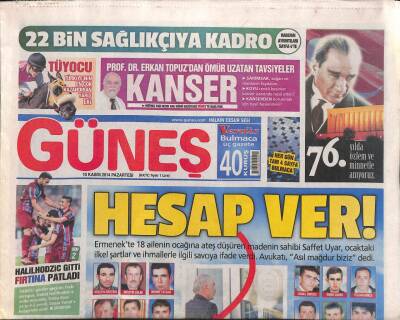 Güneş Gazetesi 10 Kasım 2014 - Bülent Ersoy Hastalık Sonrası 7 Kilo Zayıfladı GZ100229 - 2