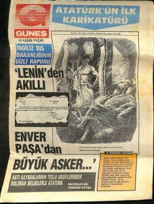 Güneş Gazetesi 10 Kasım - İngiliz Dış Bakanlığının Gizli Raporu GZ98868 - 1