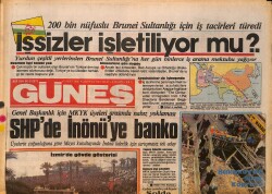 Güneş Gazetesi 10 Mart 1986 - Beşiktaş'ın Yenilmezlik Serisi Bozuldu GZ158161 - Gökçekoleksiyon