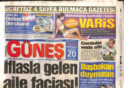 Güneş Gazetesi 10 Mayıs 2006 - Cordoba Veda Etti GZ113470 - 1