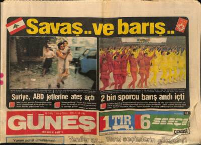 Güneş Gazetesi 10 Şubat 1984 - Nimet Abla Gişesinin Santimetrekaresi 16 Bin Lira GZ88965 - 1
