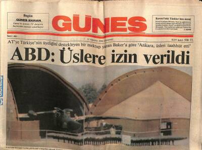 Güneş Gazetesi 11 Ağustos 1990 - Doğum Günü Hediyesi GZ58432 - 1