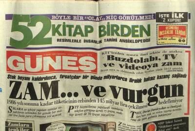Güneş Gazetesi 11 Ekim 1986 - Doğum Günü Hediyesi GZ58346 - 1