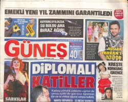 Güneş Gazetesi 12 Aralık 2014 - Ruslar Tarkanı İstiyor - AVMler Pazar Günü de Açık GZ100289 - 1